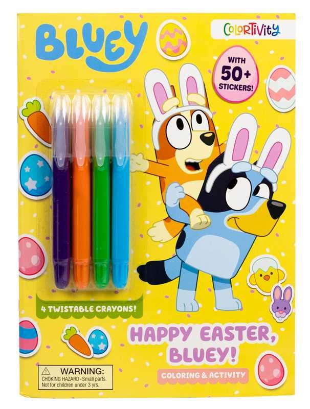 Bluey Colortivity: Happy Easter, Bluey! by Delaney Foerster