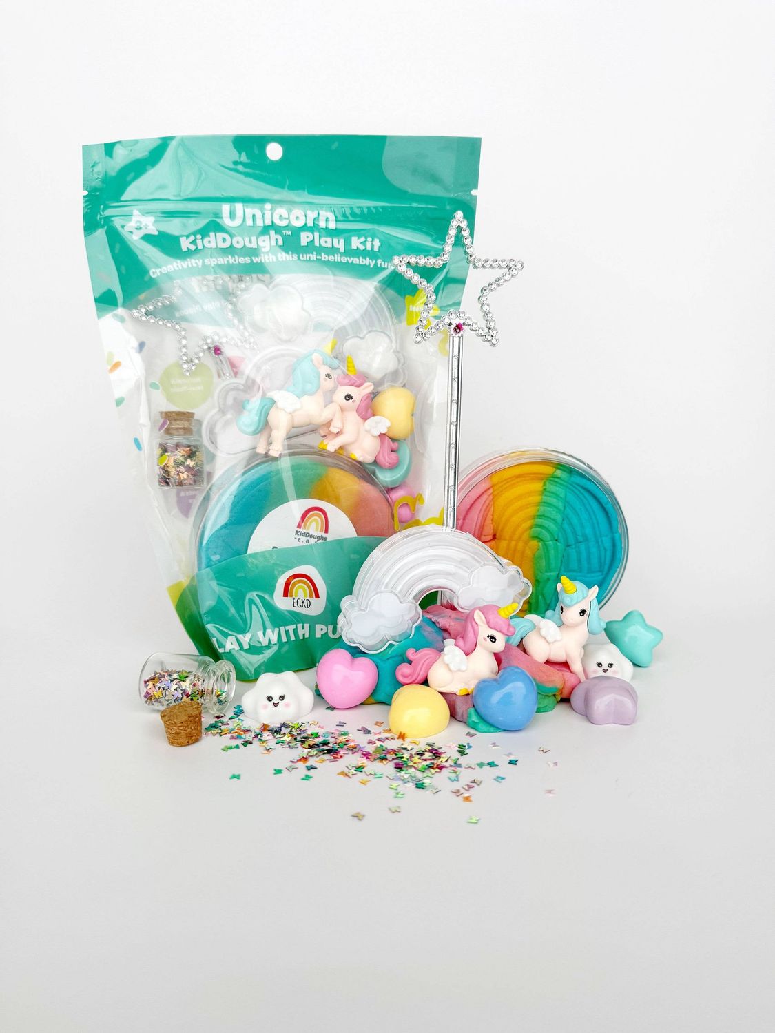Unicorn (Rainbow Sherbet) KidDough Play Kit Unicorn (Rainbow Sherbet) KidDough Play Kit