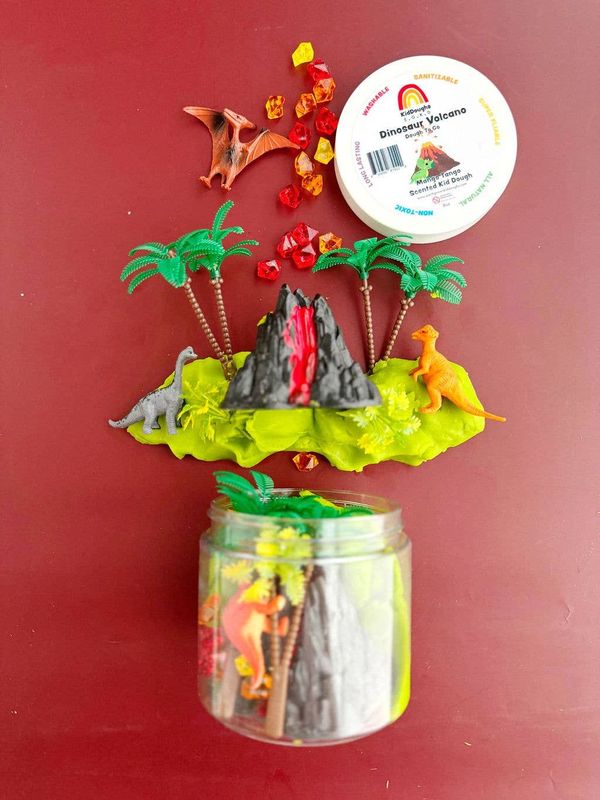 Dinosaur Volcano (Watersmellon) Dough-To-Go