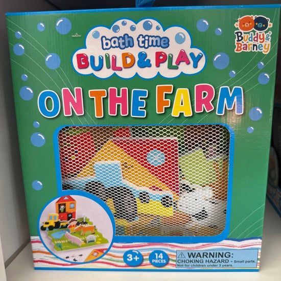 Bath Time Build & Play Farm