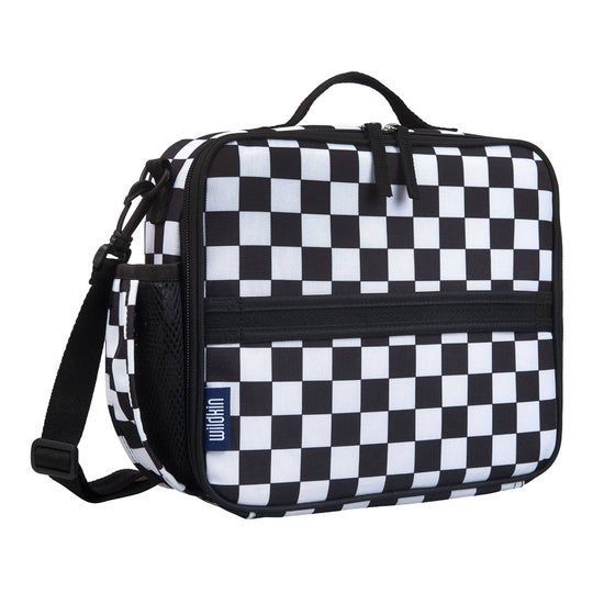 Black and White Checkered Eco Lunch Box Black and White Checkered Eco Lunch Box