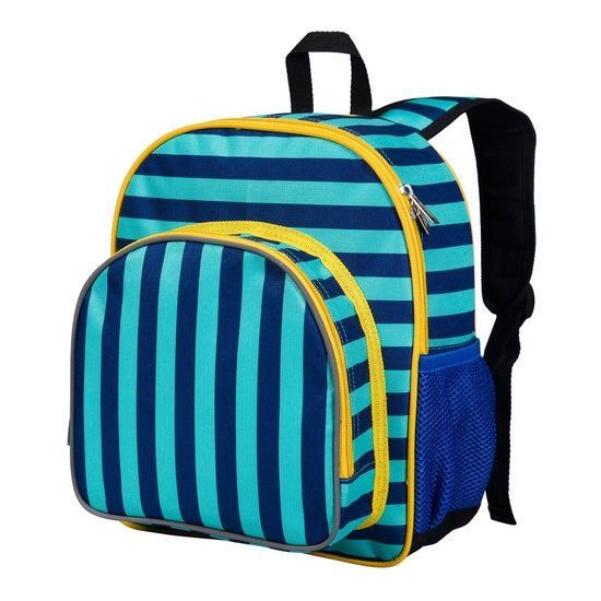 Blue Stripes 12 Inch Backpack Blue Stripes 12 Inch Backpack