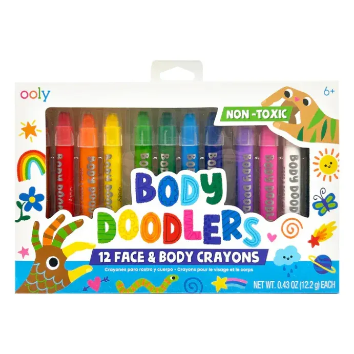 Body Doodlers: Face & Body Crayons