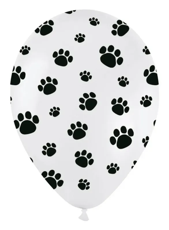 12in Paw Print Latex Balloon