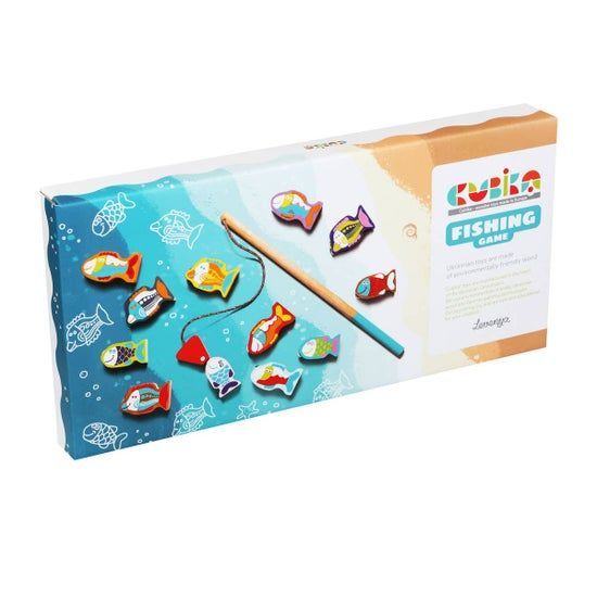 Cubika Wooden Toy Fishing Game Cubika Wooden Toy Fishing Game