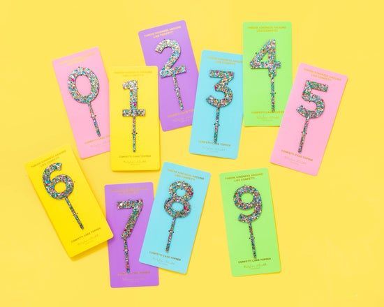 Cake Toppers - Colorful Confetti