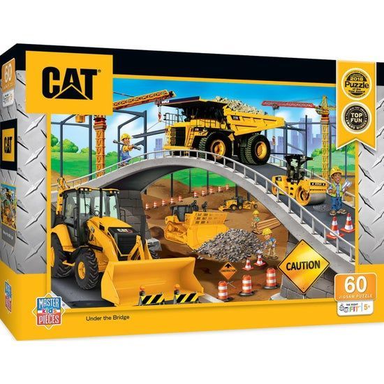 CAT - Under the Bridge 60 Piece Kids Puzzle