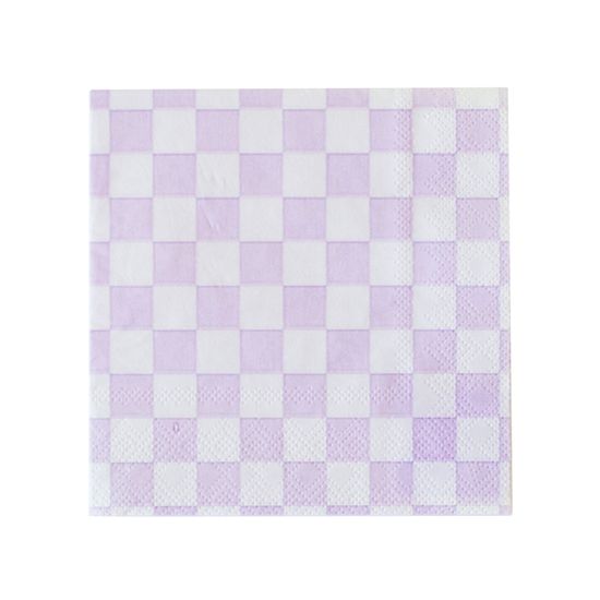 Check It! Cocktail Napkins - 20 Pk.- Purple Posse