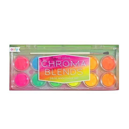 Chroma Blends: Neon Watercolor Set