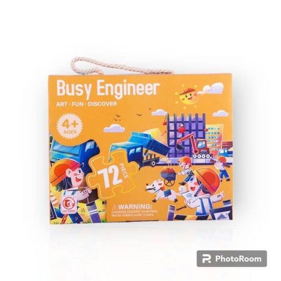 Busy Engineer Jigsaw Puzzle for Kids 72pcs. Busy Engineer Jigsaw Puzzle for Kids 72pcs.