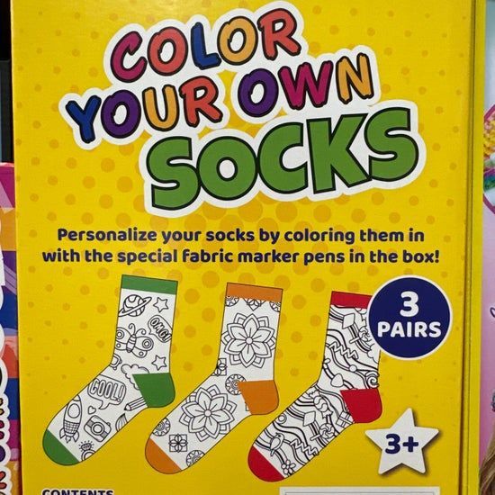 Color Your Own Socks