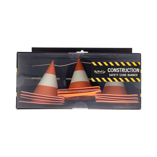 Construction Cone Banner Construction Cone Banner