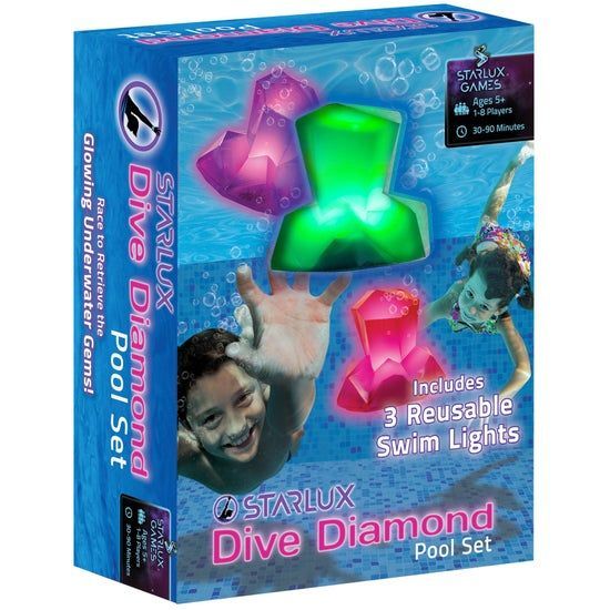 Dive Diamonds: Diving Toys & Light Up Pool Set Dive Diamonds: Diving Toys & Light Up Pool Set