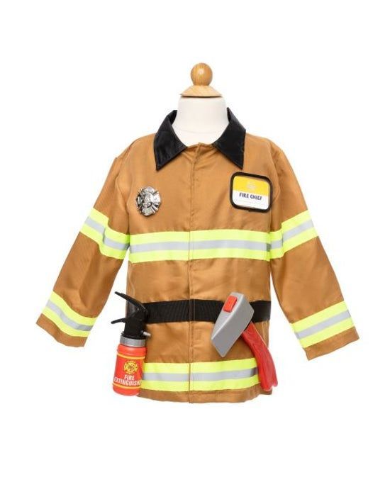 Firefighter Set, Includes 5 Accessories, Tan