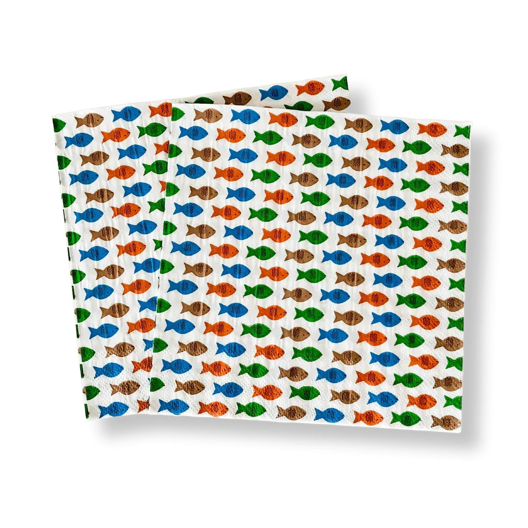 Fishing Napkins Large Fishing Napkins Large