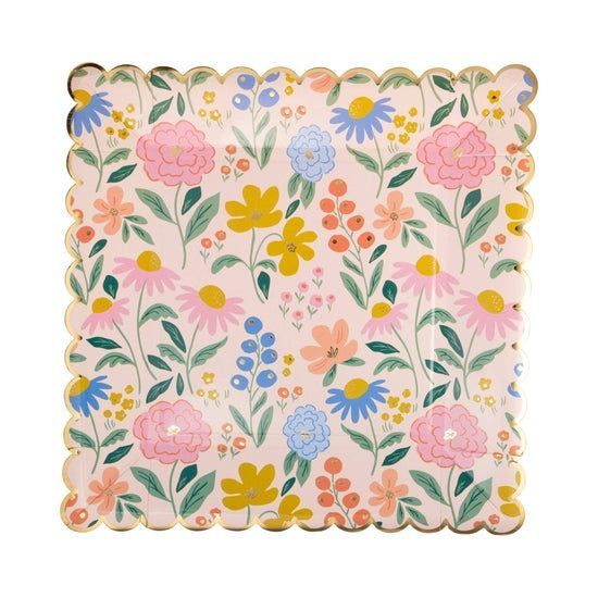 Floral Pattern Plate Floral Pattern Plate