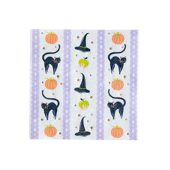 FRILLS & THRILLS HALLOWEEN LARGE NAPKINS FRILLS & THRILLS HALLOWEEN LARGE NAPKINS