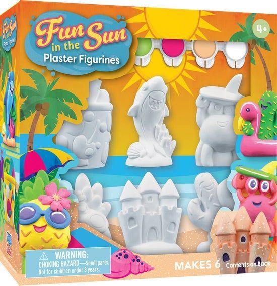 Fun in the Sun - Plaster Figurine Paint Set Fun in the Sun - Plaster Figurine Paint Set