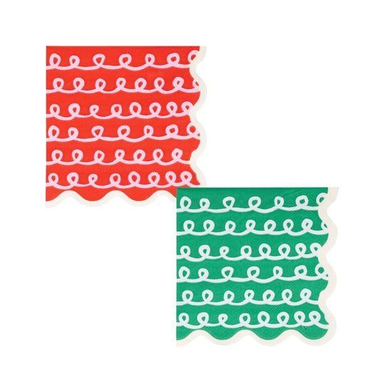 Frosting Cocktail Napkin Set Frosting Cocktail Napkin Set