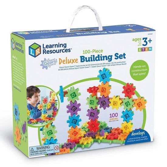 Gears! Gears! Gears! 100-piece Deluxe Building Set Gears! Gears! Gears! 100-piece Deluxe Building Set