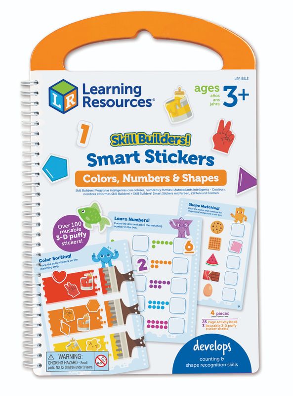 Skill Builders! Smart Stickers Colors, Numbers, and Shapes