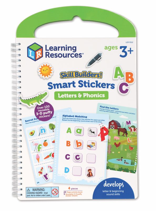 Skill Builders! Smart Stickers - Letters & Phonics
