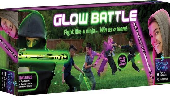 Glow Battle: Glow in the Dark Game and Ninja Kids Toys Glow Battle: Glow in the Dark Game and Ninja Kids Toys
