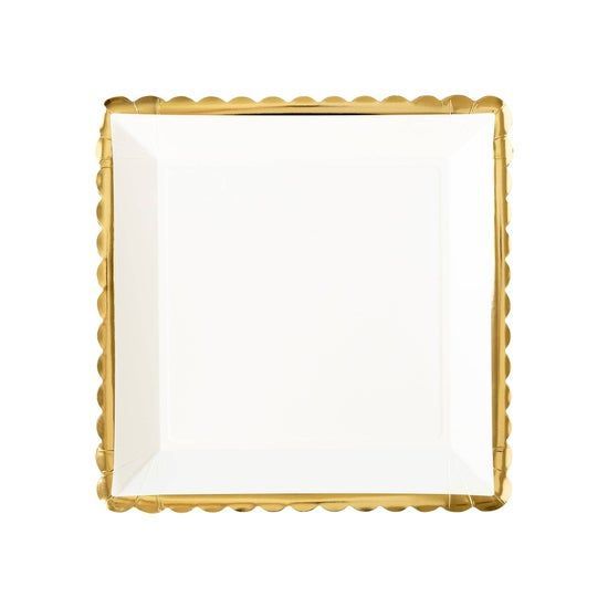 Gold Ruffle Edge Plate Gold Ruffle Edge Plate