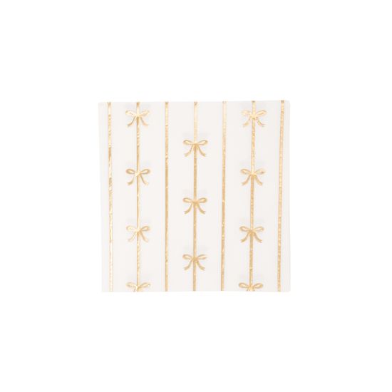 GOLD SIGNATURE BOW SMALL NAPKINS GOLD SIGNATURE BOW SMALL NAPKINS