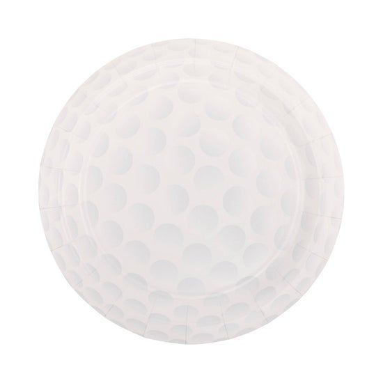 Golf Ball Paper Plate Golf Ball Paper Plate