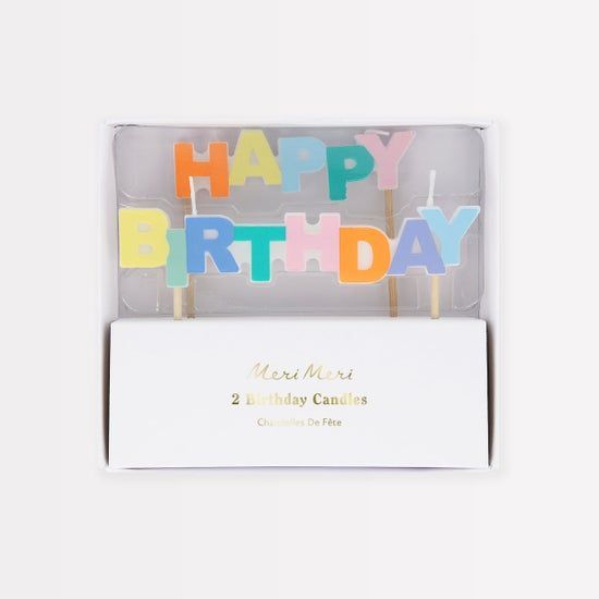Happy Birthday Candle Set