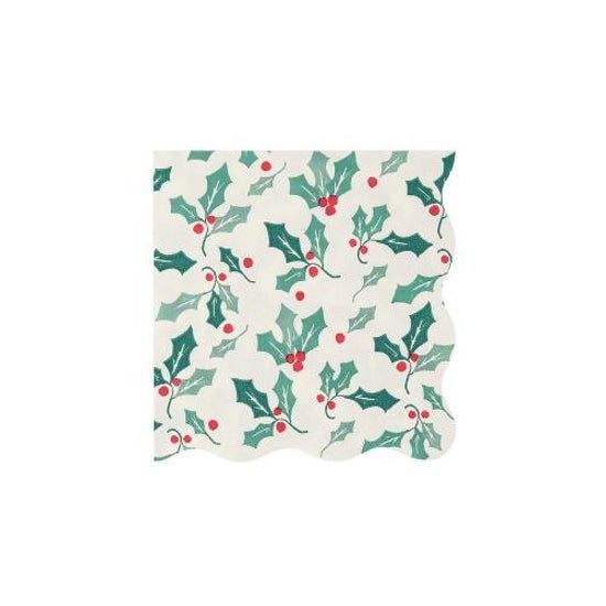 Holly Pattern Small Napkins