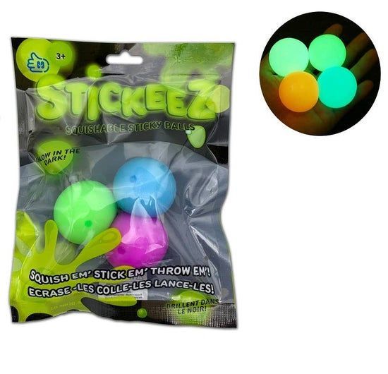 Stickeez Squish Balls- Glow In The Dark