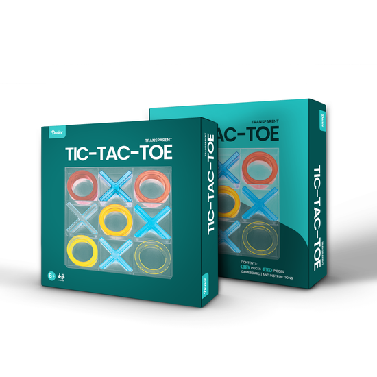 Transparent Tic Tac Toe Game - Aesthetic Game