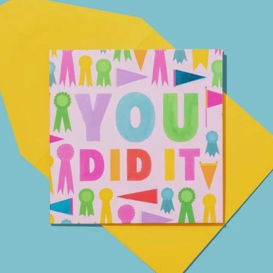 You Did It!- Gift Card Enclosure