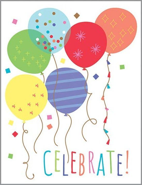 With Scripture Birthday Card - Celebrate Balloons