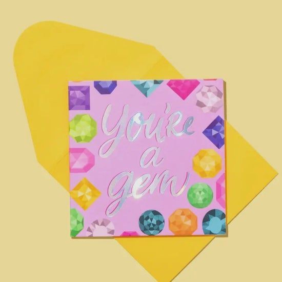 You're A Gem- Gift Card Enclosure