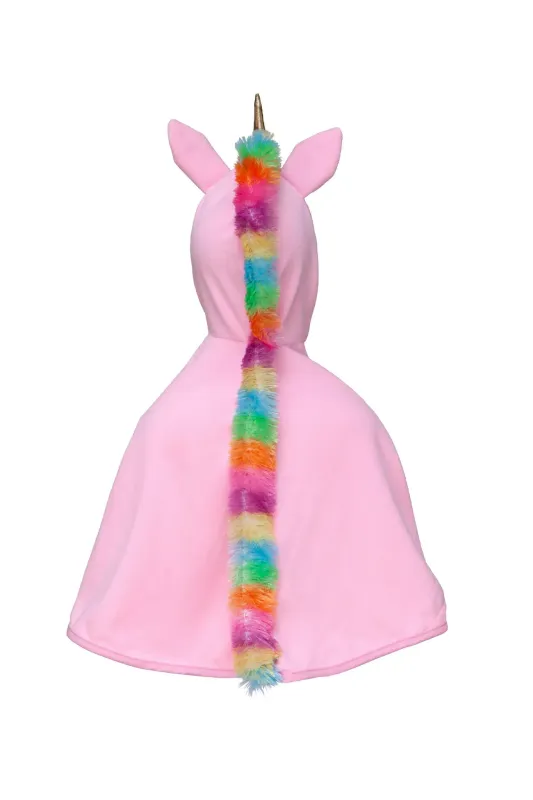 Unicorn Cape, Pink, Size 3-4