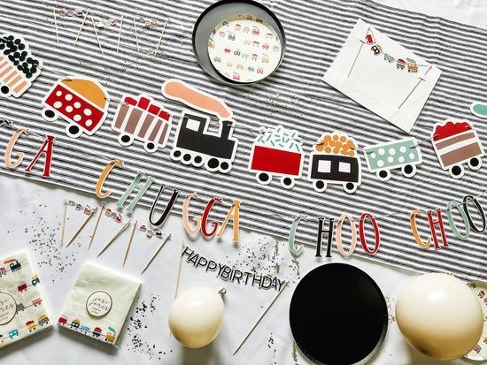 Train Choo Choo Banner