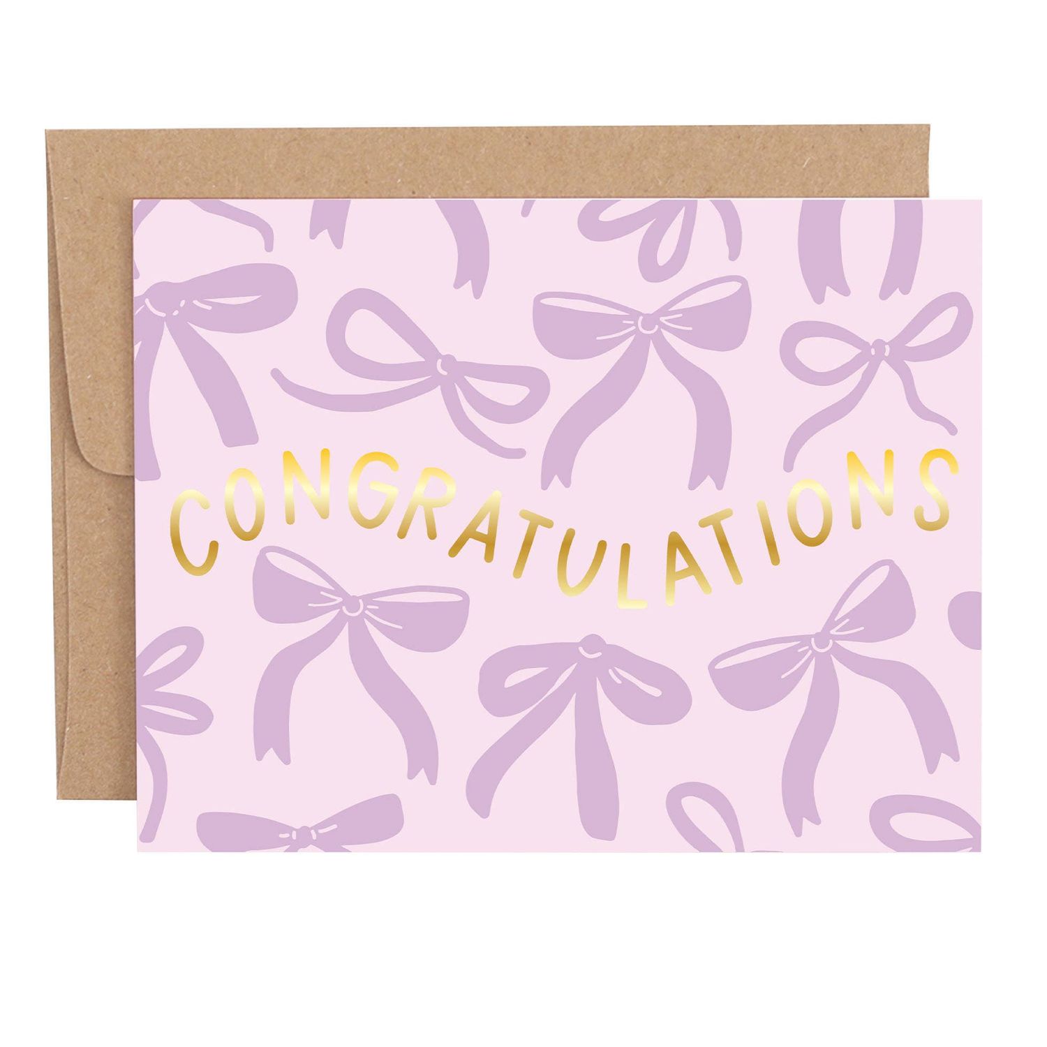 Congratulations Bows Greeting Card Congratulations Bows Greeting Card