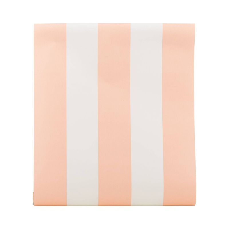 Pink Striped Table Runner