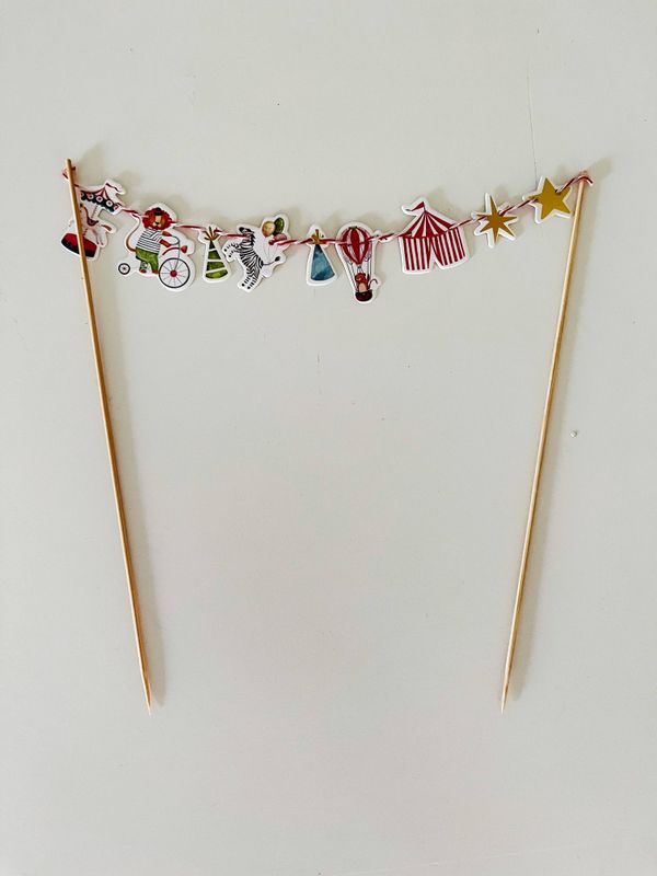 Carnival Cake Banner