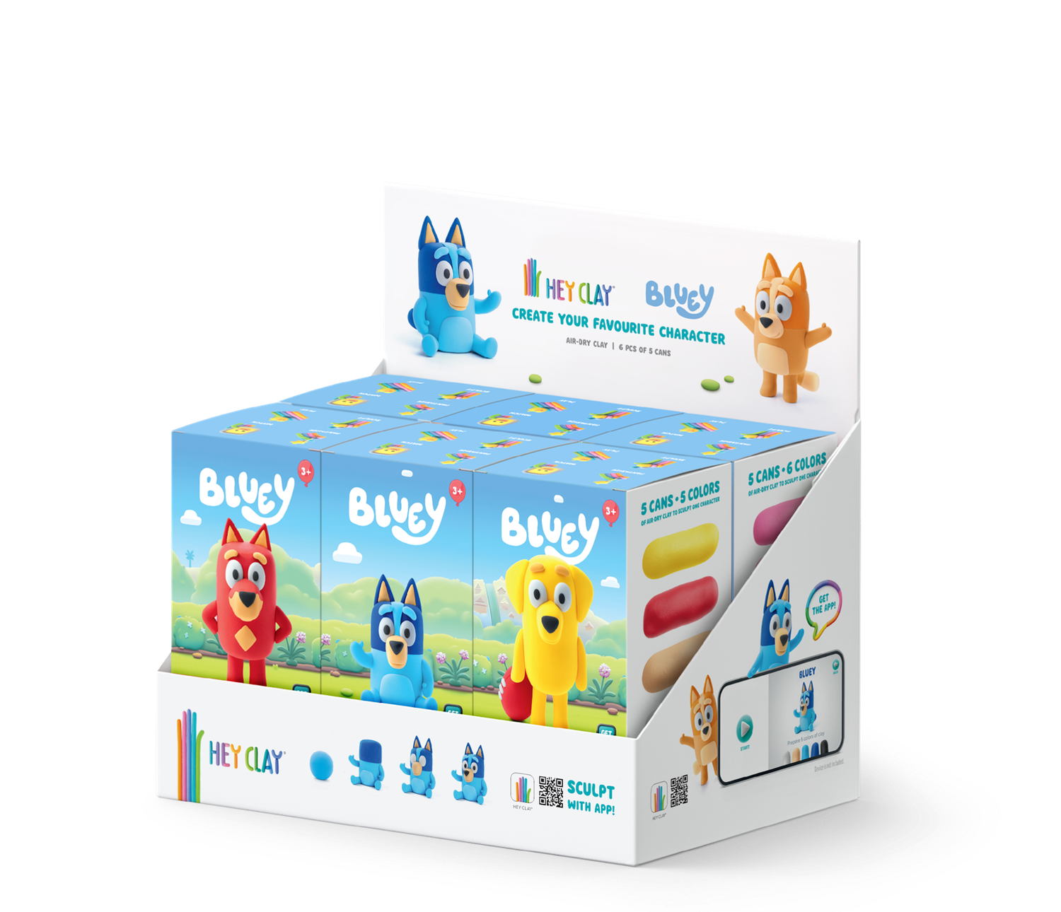 Hey Clay Bluey-Individual