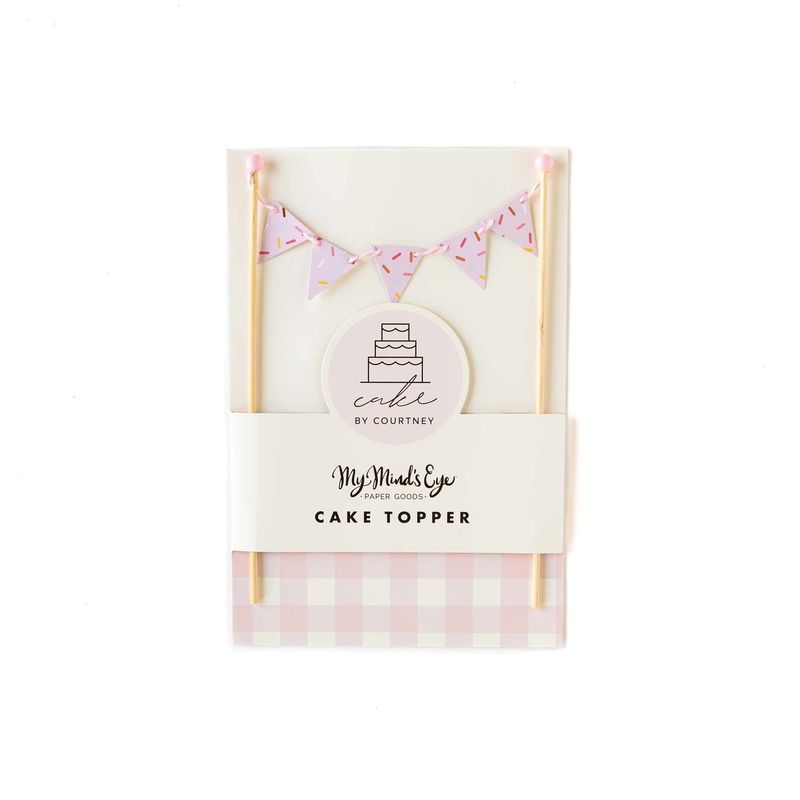 Bunting Cake Topper