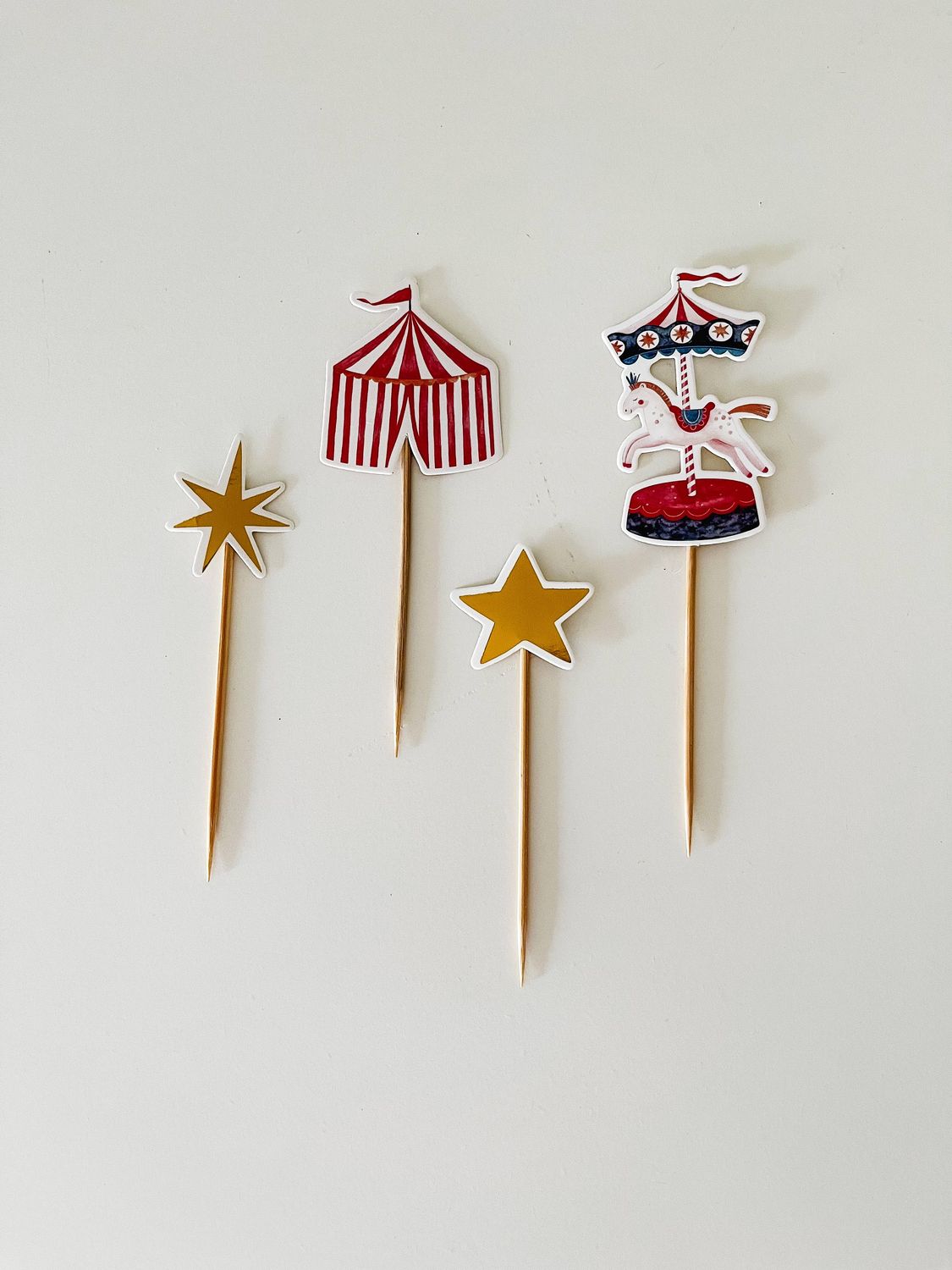 Carnival Cupcake Toppers