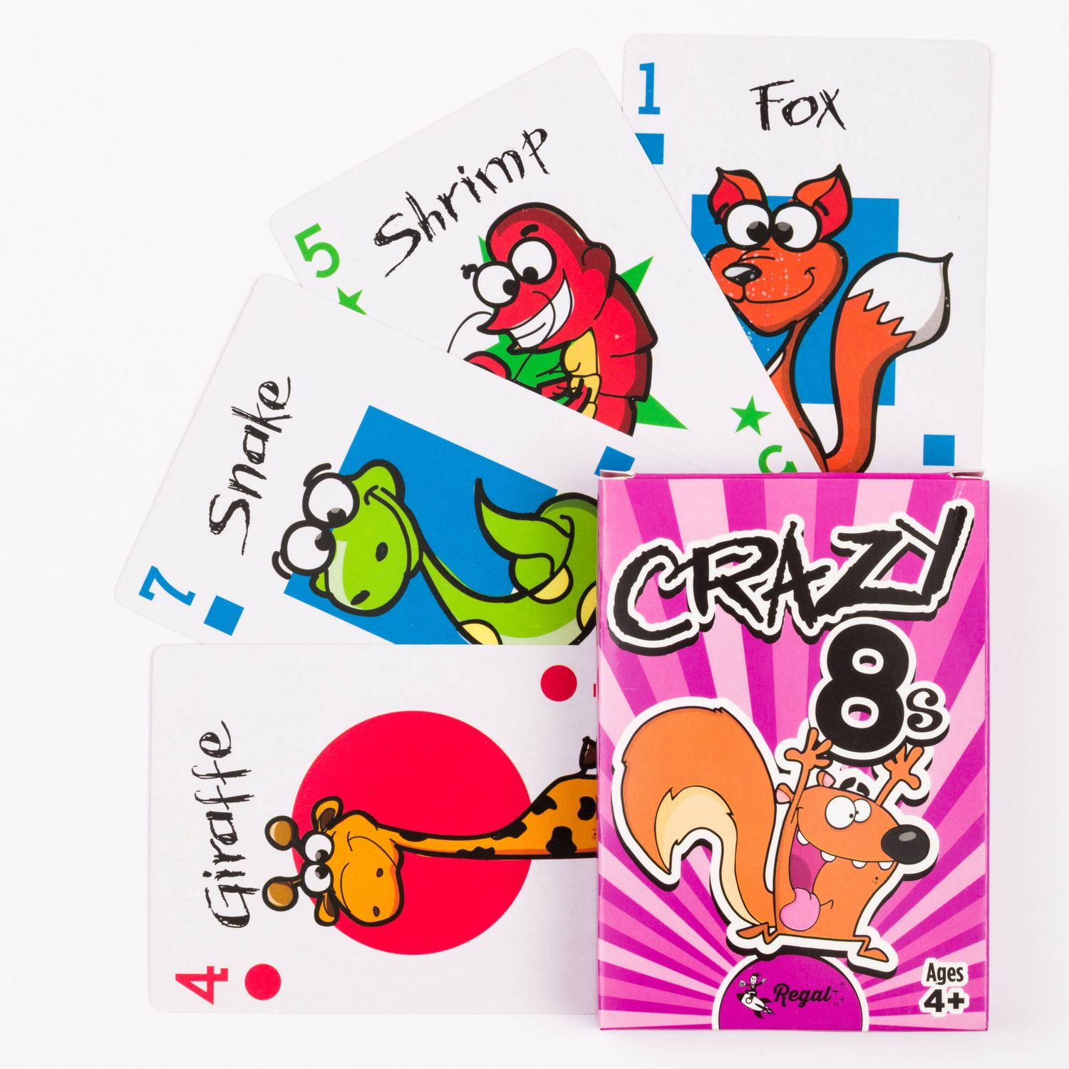 Kid's Card Games, name: Crazy 8's