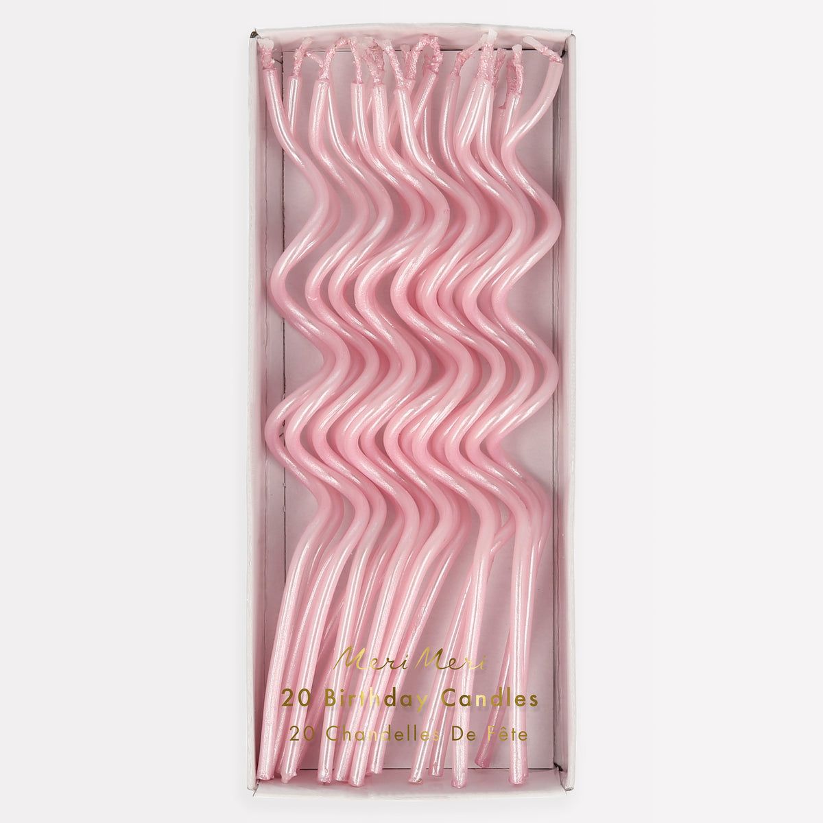 Pink Swirly Candles
