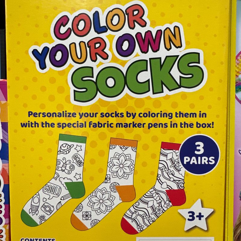 Color Your Own Socks