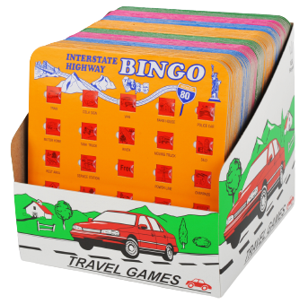 Original Travel Bingo Counter PDQ 72 count