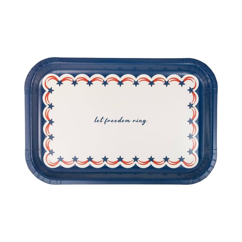 PLPL992 - Let Freedom Ring Plate (8 ct)